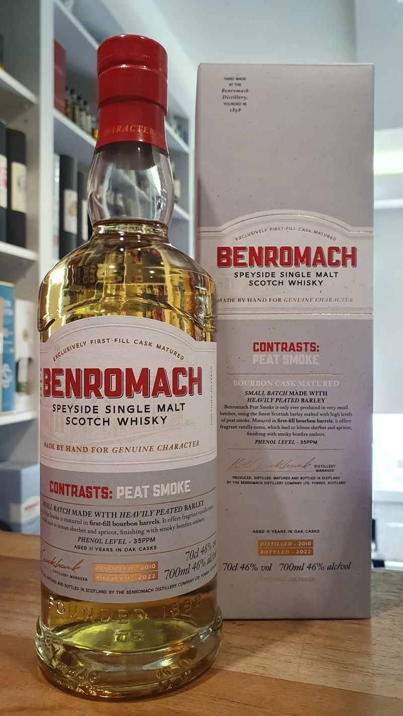 X Benromach 2010 2022 Peat Smoke Contrasts 0,7l 46% vol. Whisky
