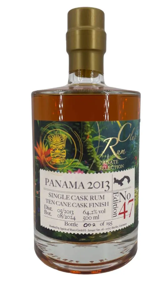 Rumclub ed. 47 Panama 2013 0,5l 64,2% vol. rum club Private Selection Edition