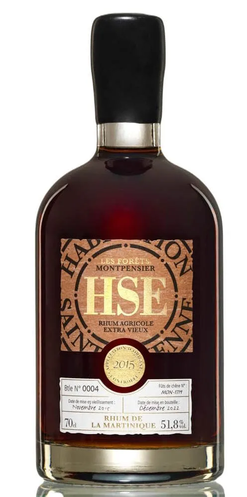 X HSE Brut de Fût 2015 Forêt de Montpensier Agricole Rhum Extra Vieux 51,8% vol. 0,5l Fassstärke
