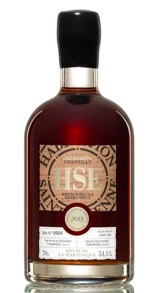 X HSE Brut de Fût 2015 2022 Forêt Chantilly Agricole Rhum Extra Vieux 51,1% vol. 0,5l Fassstärke