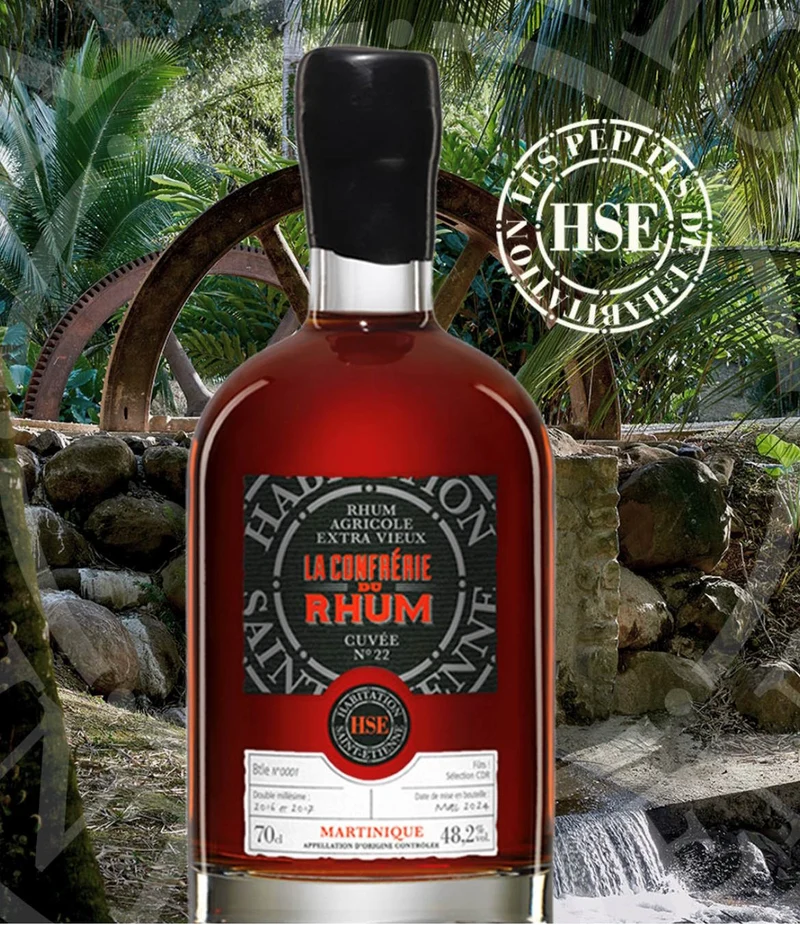 X HSE La Confrerie du Rhum Cuvee No. 22 2016 2017 2024 Agricole Rum Extra Vieux 48,2% vol. 0,7l Fassstärke