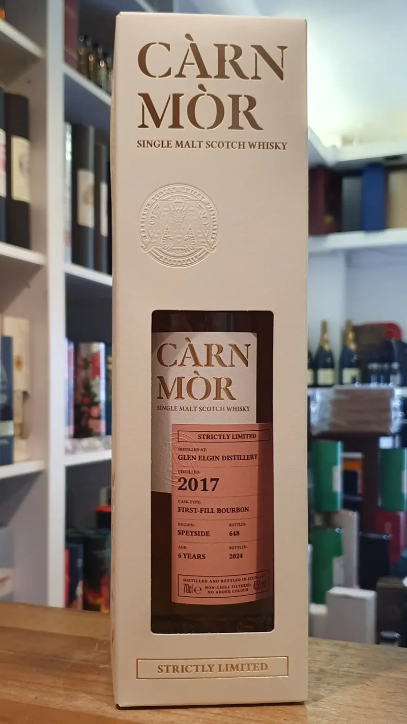 X Glenlossie 2017 sherry butt Carn Mor 54,8% vol. 0,7l Strictly Limited Speyside Whisky