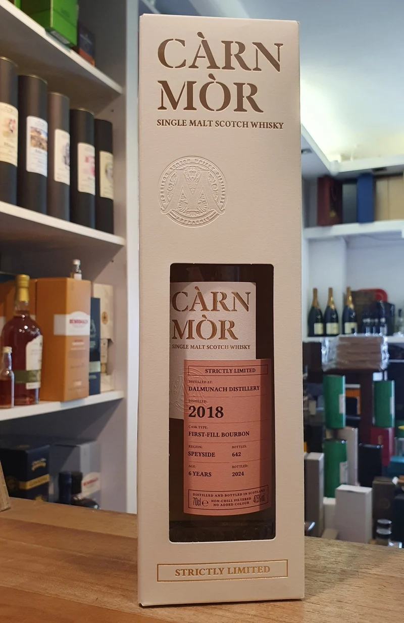Dalmunach 2018 ffb Carn Mor 47,5% vol. 0,7l Strictly Limited Speyside Whisky