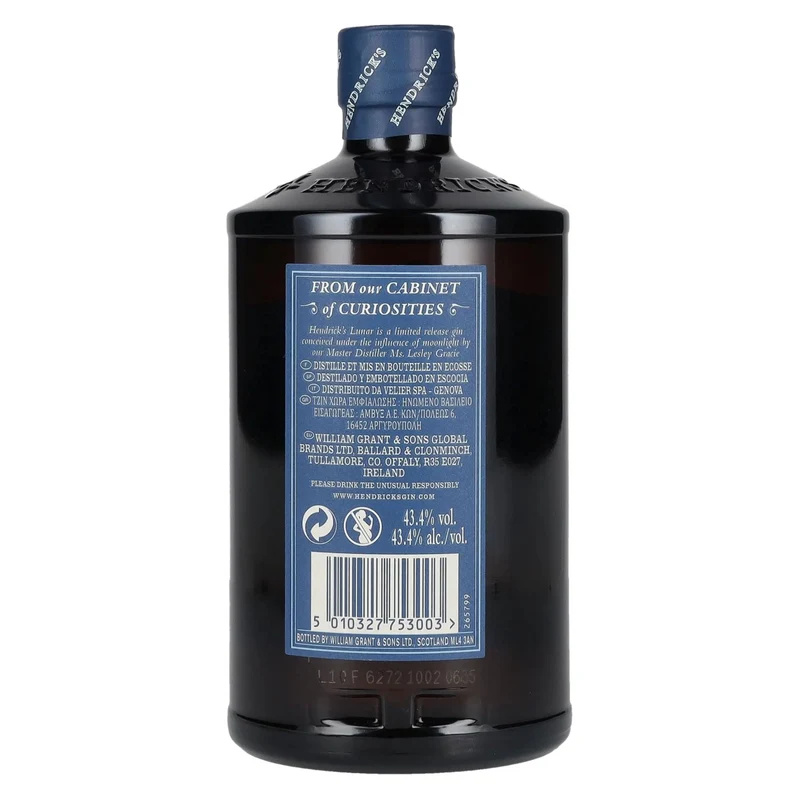 Hendrick's Gin LUNAR Limited Release 43,4% Vol. 0,7l