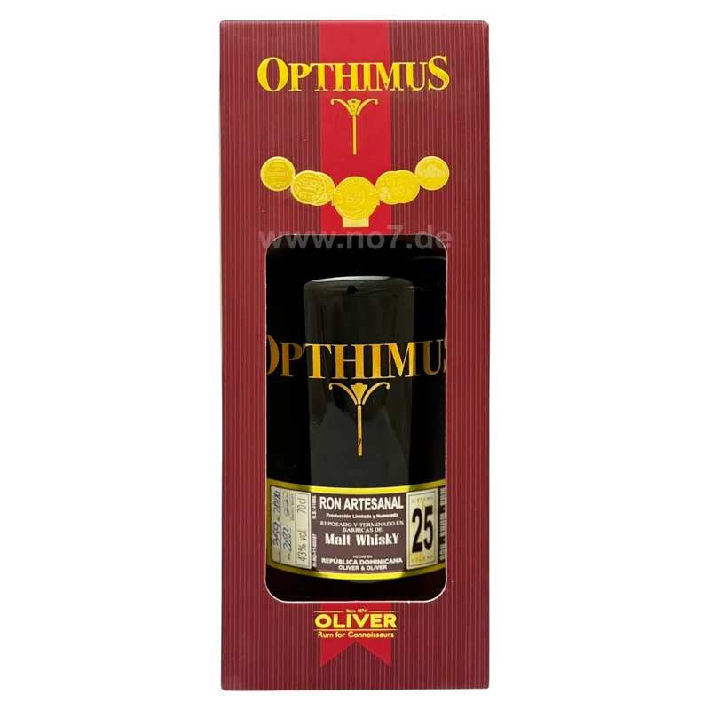 Opthimus 25 Sistema Solera Rum Malt Whisky Finish 0,7l