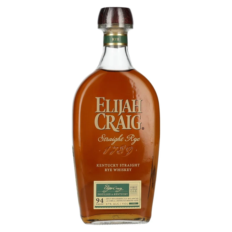 Elijah Craig Kentucky Straight Rye Whiskey 94 Proof 47% Vol. 0,7l