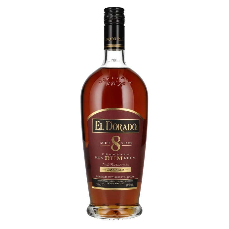 El Dorado 8 Years Old Cask Aged Demerara Rum 40% Vol. 0,7l
