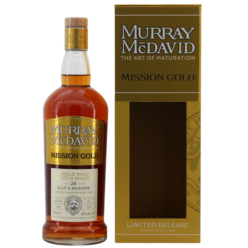 Allt-A-Bhannie 1996/2025 28 Jahre Justino's Madeira Cask Murray McDavid 48,1% 0,7l