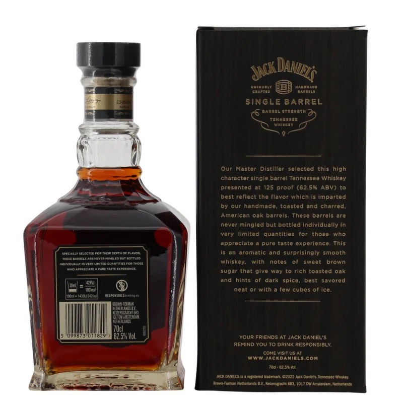 Jack Daniel's Single Barrel Barrel Strength 62,5% 0,7l