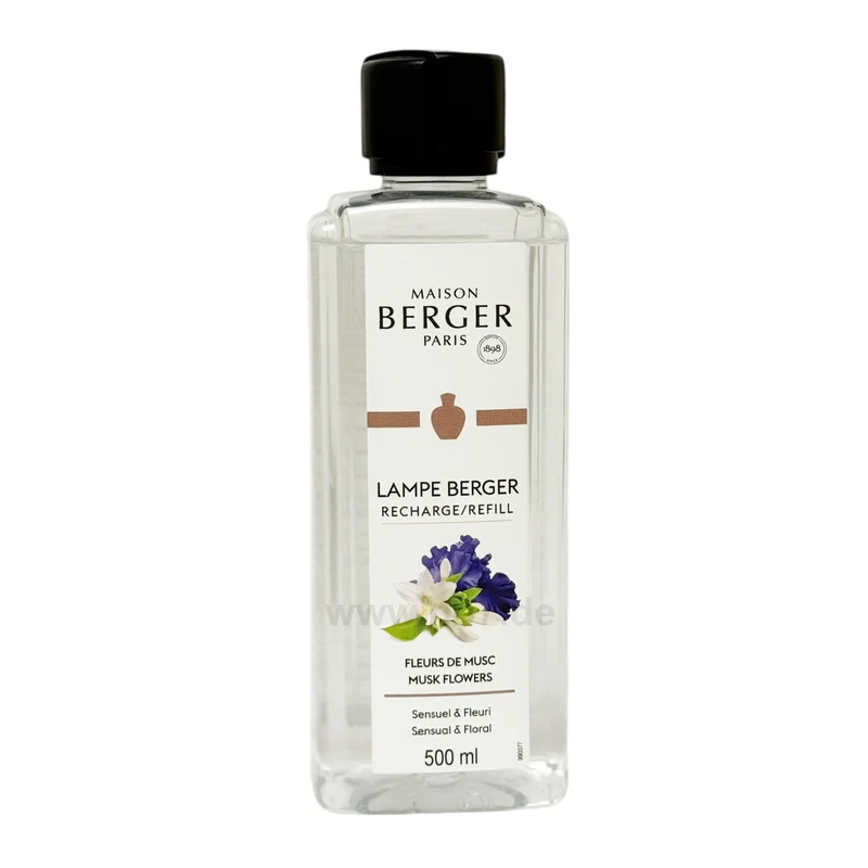 Zarte Moschusblüte / Fleurs de Musc 0,5l - Lampe Berger