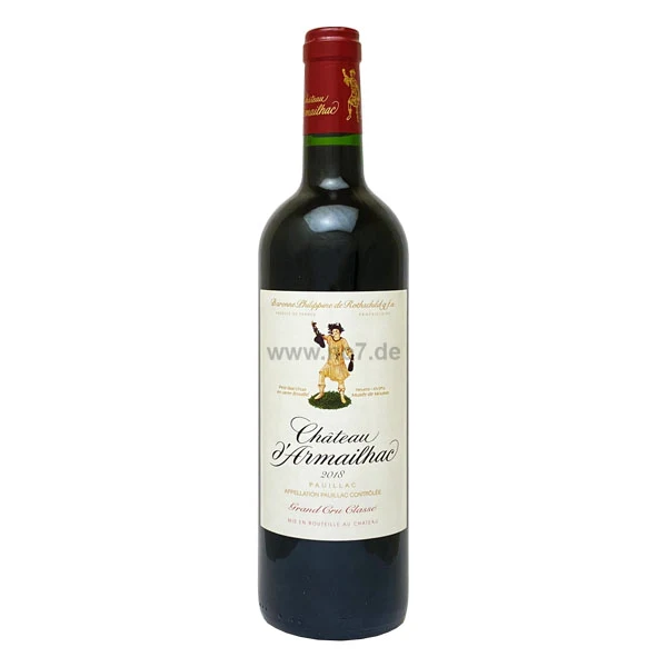 Chateau d´Armailhac 2018 5ème Cru Classé Pauillac 0,75l
