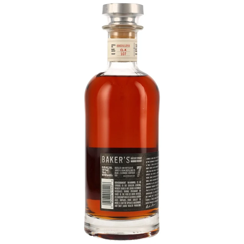 BAKER'S - 7 Jahre Small Batch - 53,5% Vol.
