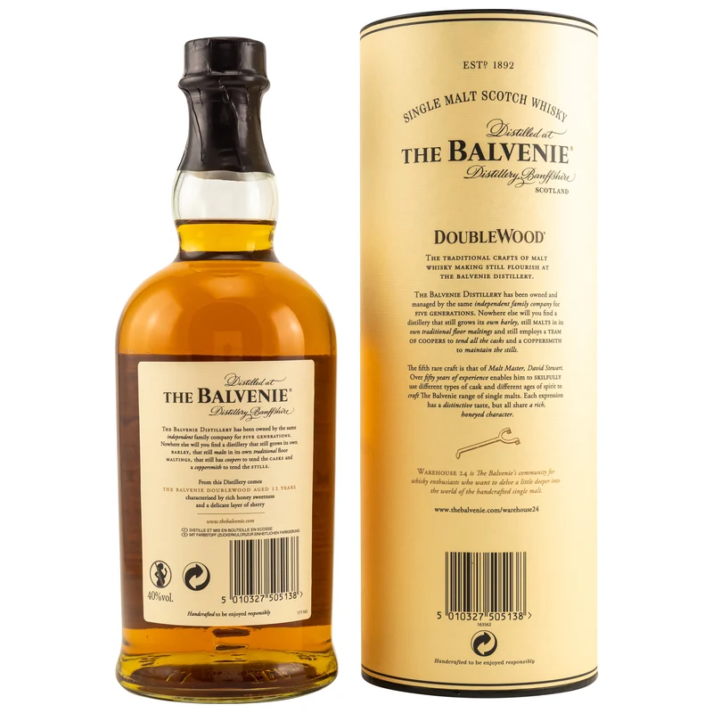 BALVENIE - 12 Jahre Double Wood- 40% Vol.