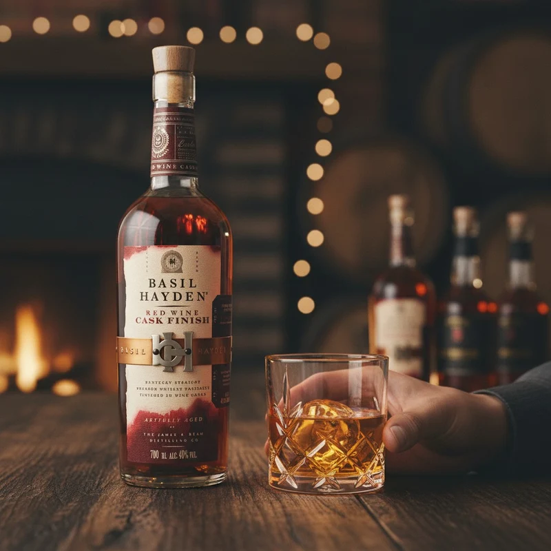 BASIL HAYDENS - Red Wine Cask Finish - 40% Vol.