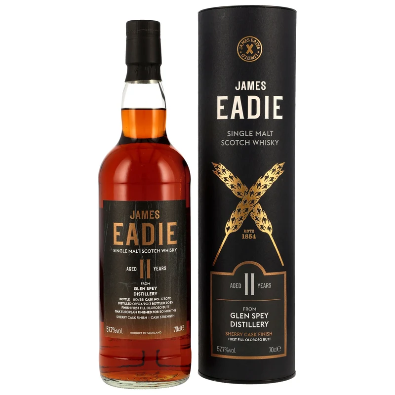 GLEN SPEY - 2013/2025 11 Jahre Oloroso Butt #373070 (James Eadie) - 57,7% Vol.