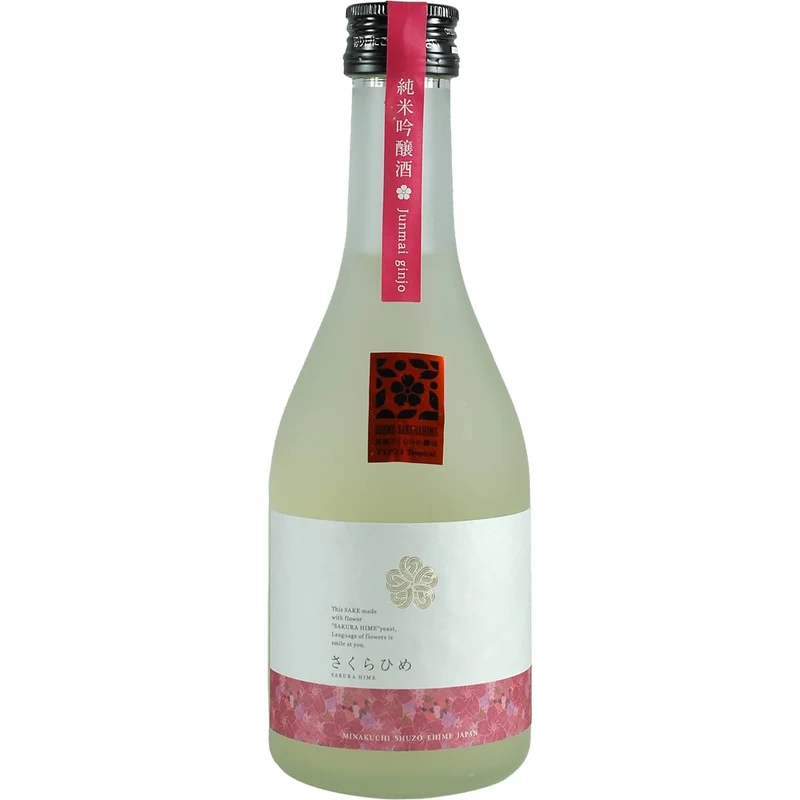 Minakuchi Nikitatsu Junmai Ginjo Sake Sakurahime 300ml