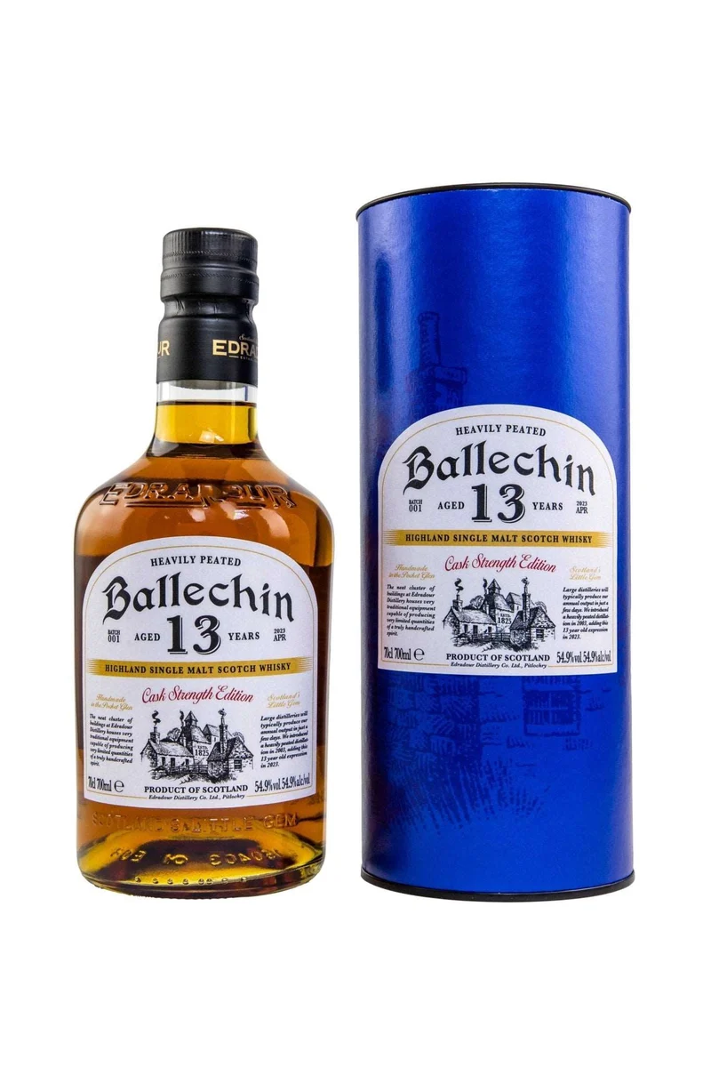 Ballechin 13 Jahre Heavily Peated Cask Strength Edition Batch #1 54,9% vol. 700ml