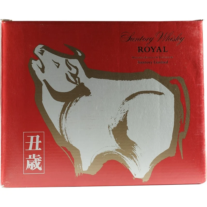 Suntory Royal Whisky Zodiac Sternzeichen Flasche Ochse Ox