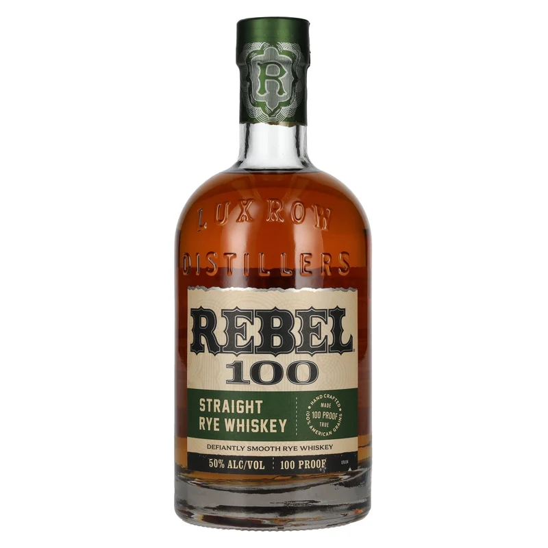 Rebel 100 Straight Rye Whiskey 50% Vol. 0,7l