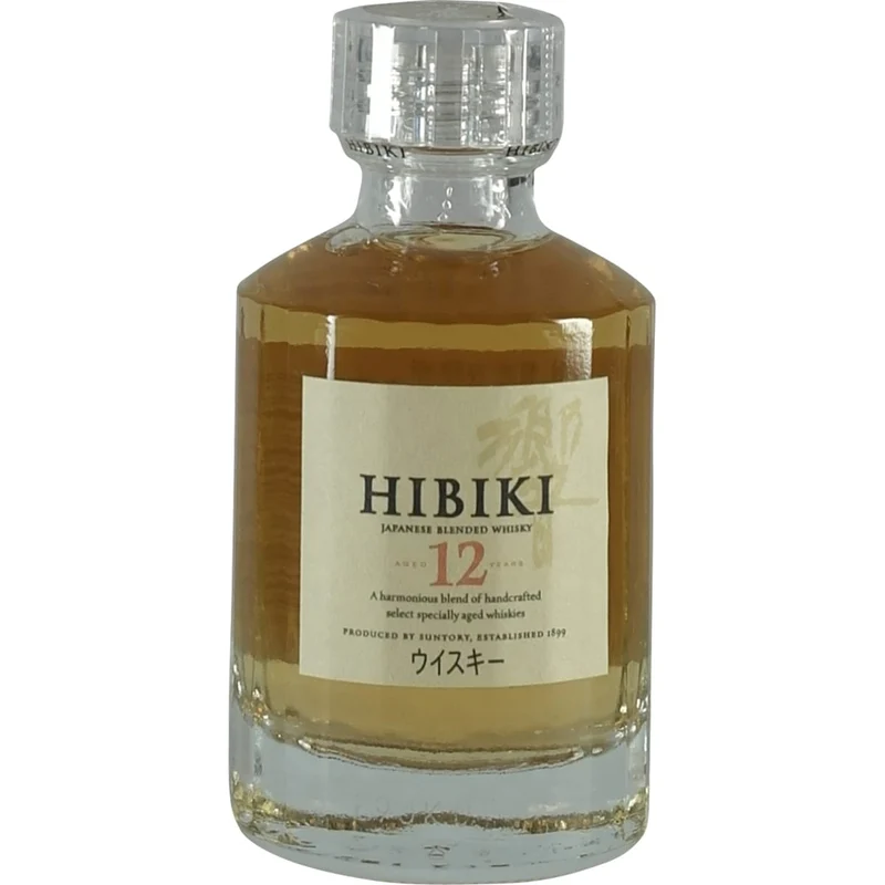 SUNTORY HIBIKI 12 Jahre Miniatur 50ml old Design