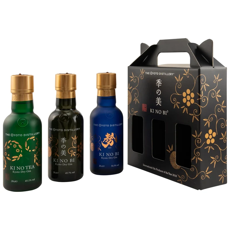 Kyoto Destillery Ki No Bi 3er Set ( 3 x 0,2 l)