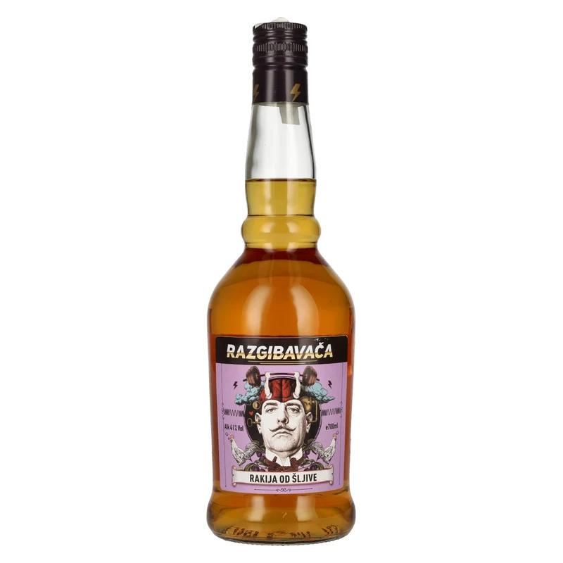 Razgibavača Rakija Od Šljive Pflaumenschnaps 41% Vol. 0,7l