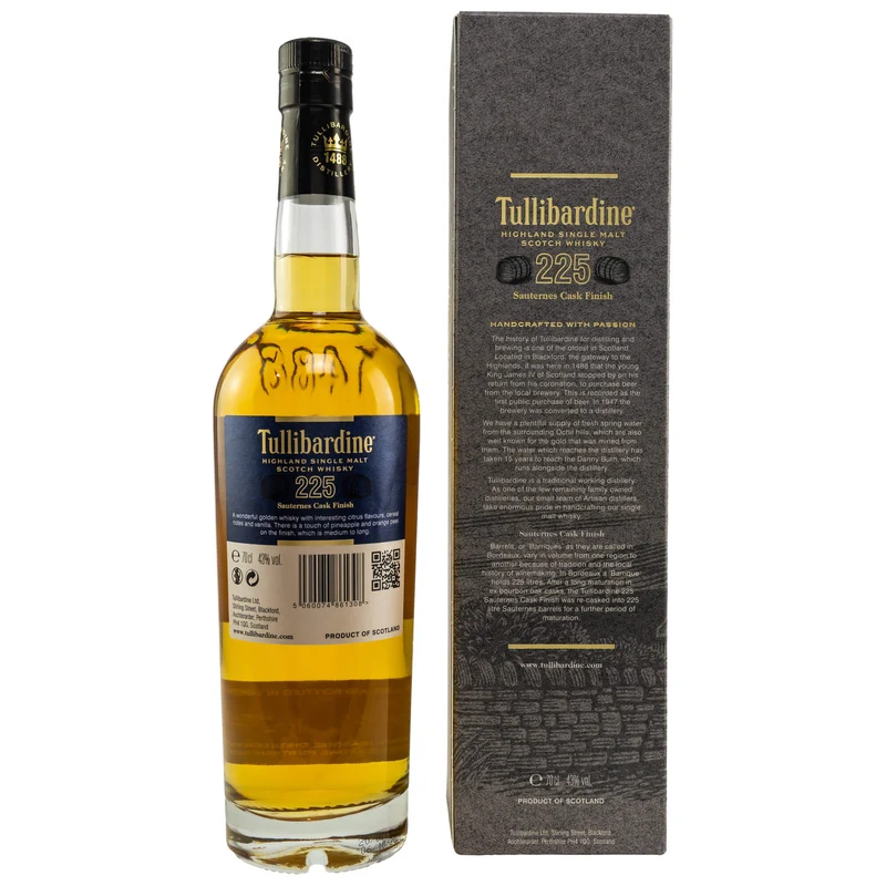 Tullibardine 225 Sauternes Finish