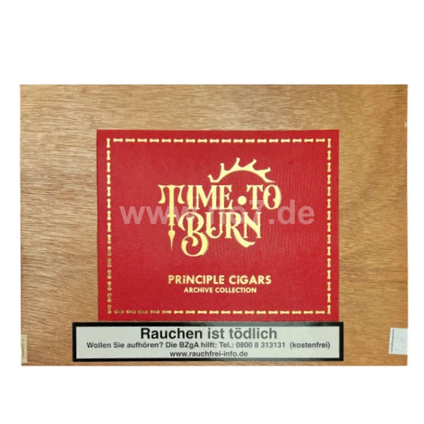 Principle Cigars Archieve Collection Time to Burn Maduro Toro