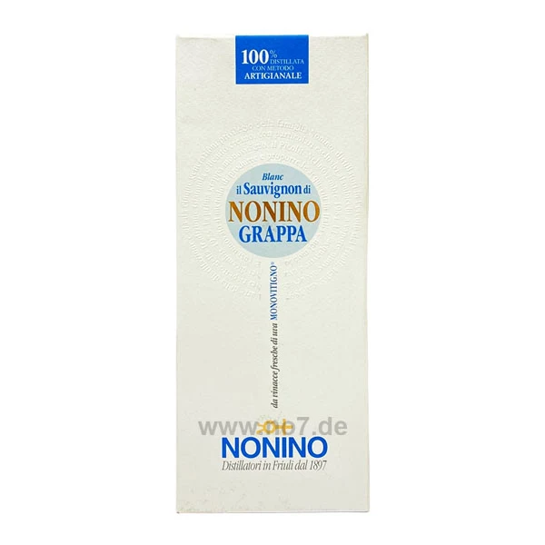 Nonino Grappa Il Sauvignon Blanc Monovitigno 0,7l