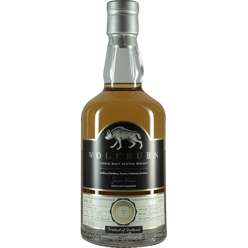 Wolfburn Y-Cask unpeated for Liqor Mountain Cask #316