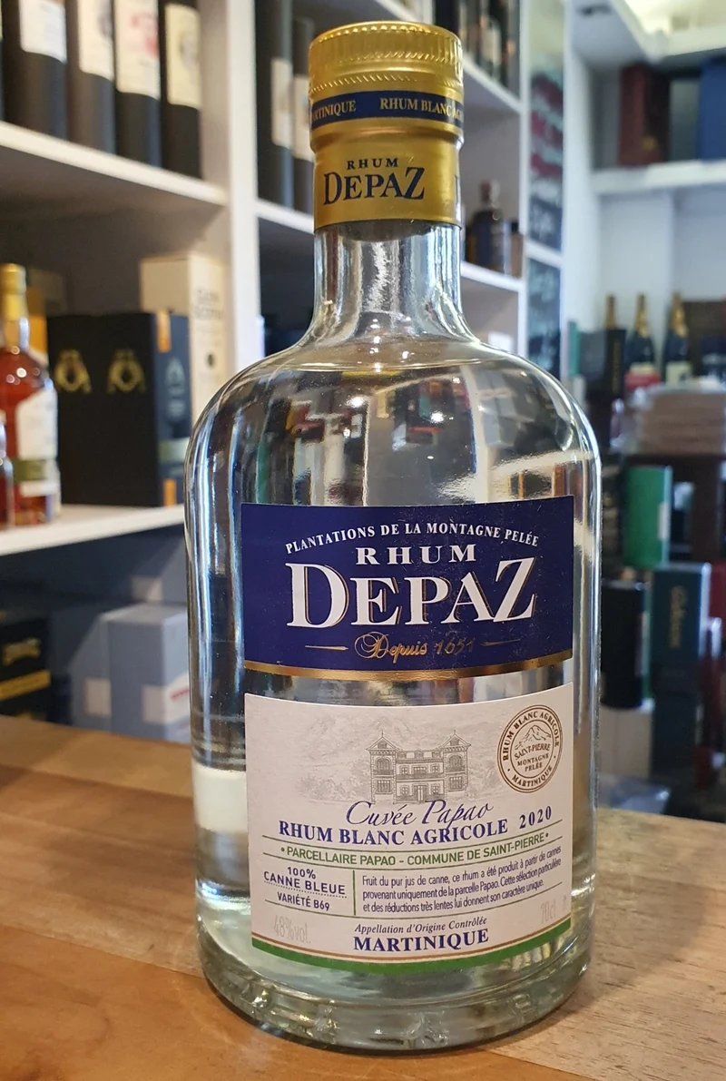 X Depaz blanc Papao 2020 Rum 48 % vol. 0,7l Rhum