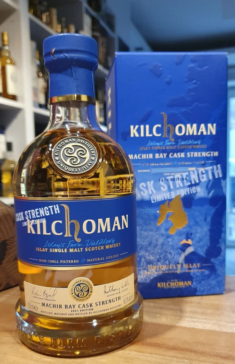 X Kilchoman Machir Bay cask strength Edition 2021 single malt scotch whisky 0,7l 58.3 % vol. Fassstärke