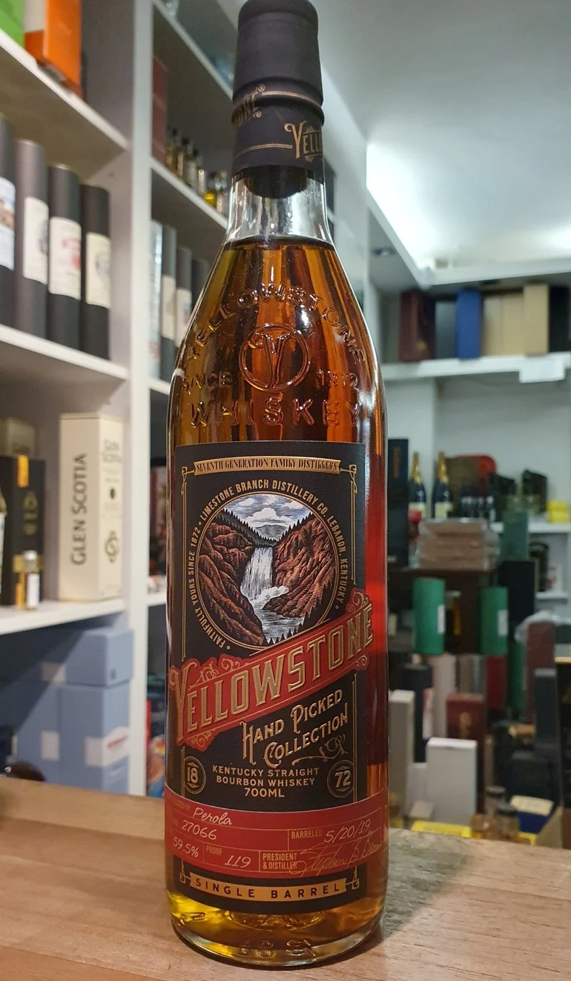Yellowstone hand picked 2019 2024 by Bourbon Perola Whiskey 0,7l 59,5% vol. limitiert #27066