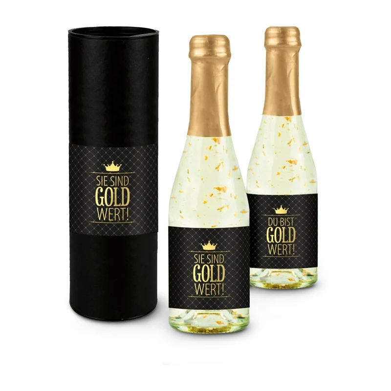 Sie sind Gold wert – Getränke-Geschenkset