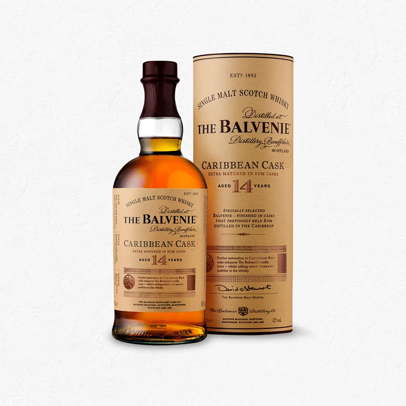 The Balvenie Caribbean Cask 14YO Whisky 43% 0,7L