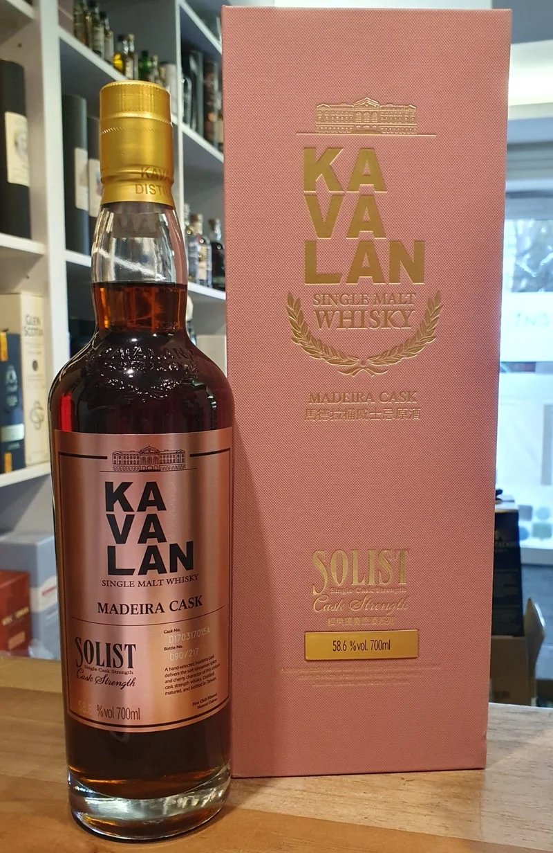 X Kavalan Solist Madeira Cask 2017 0.7l Fl 58,6%vol. Taiwan Whisky # rh