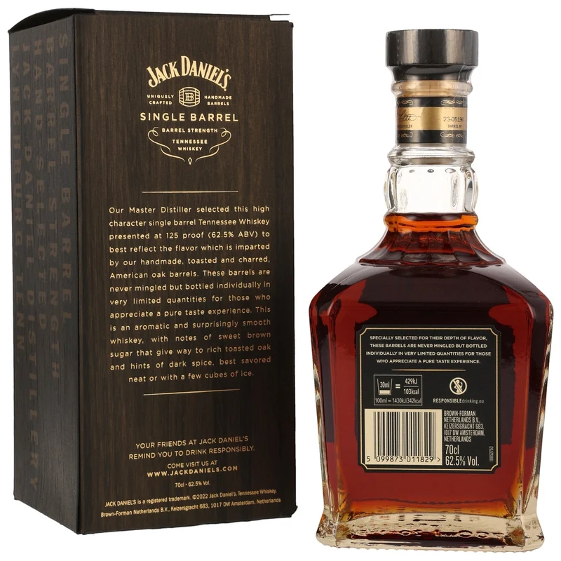 JACK DANIEL'S - Single Barrel Strength - 62,5% Vol.