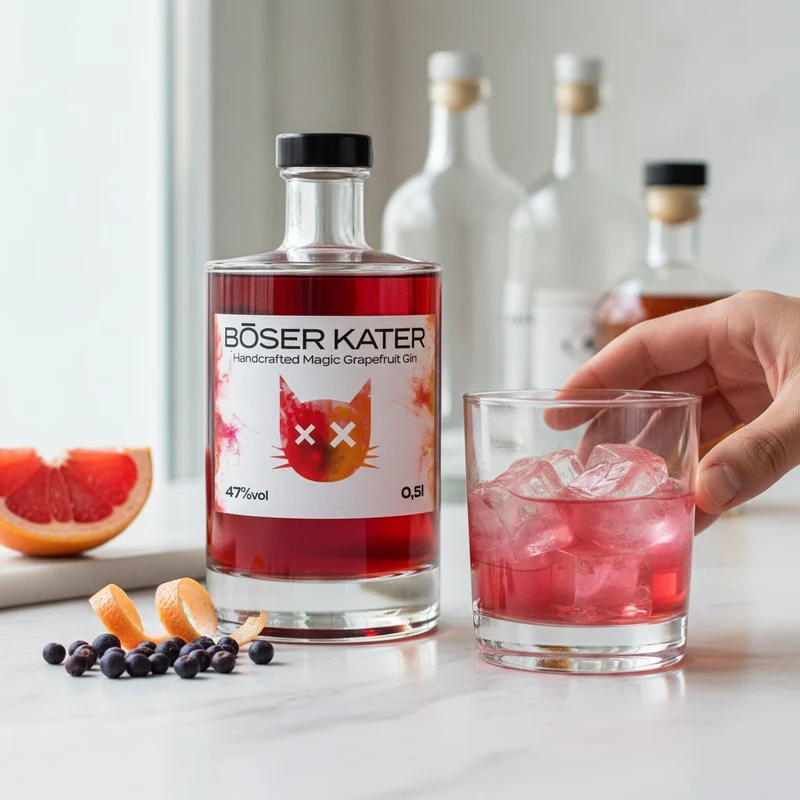 BÖSER KATER - Magic Grapefruit Gin (Farbwechsel) - 40% Vol.