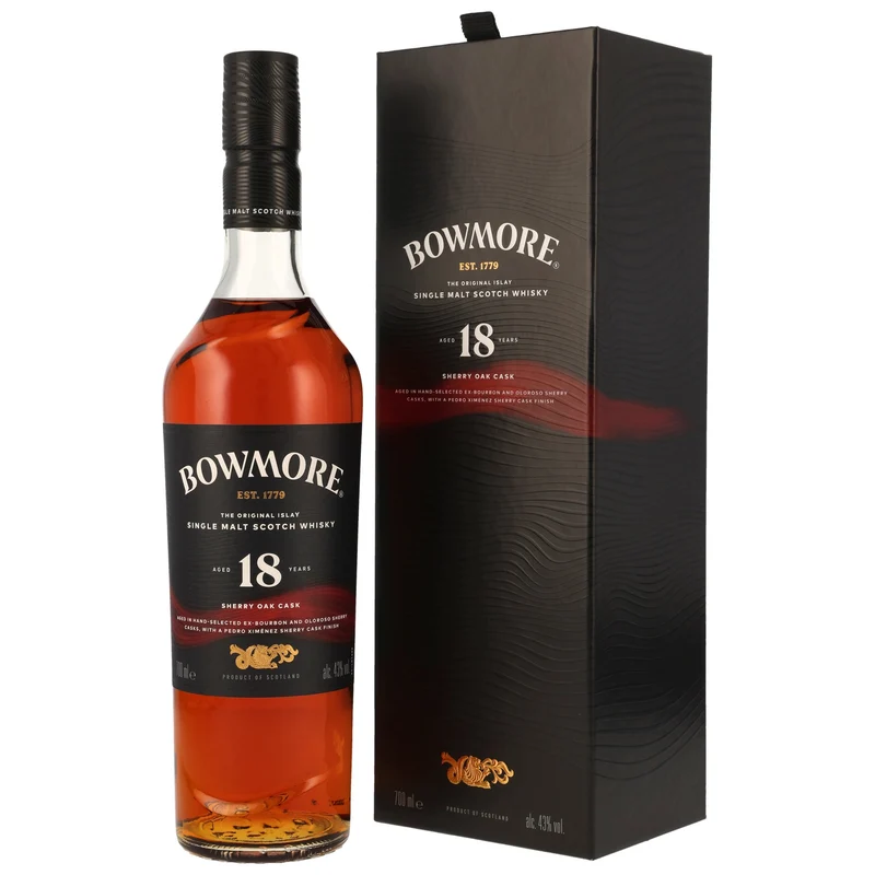 BOWMORE - 18 Jahre Sherry Cask - 43% Vol.