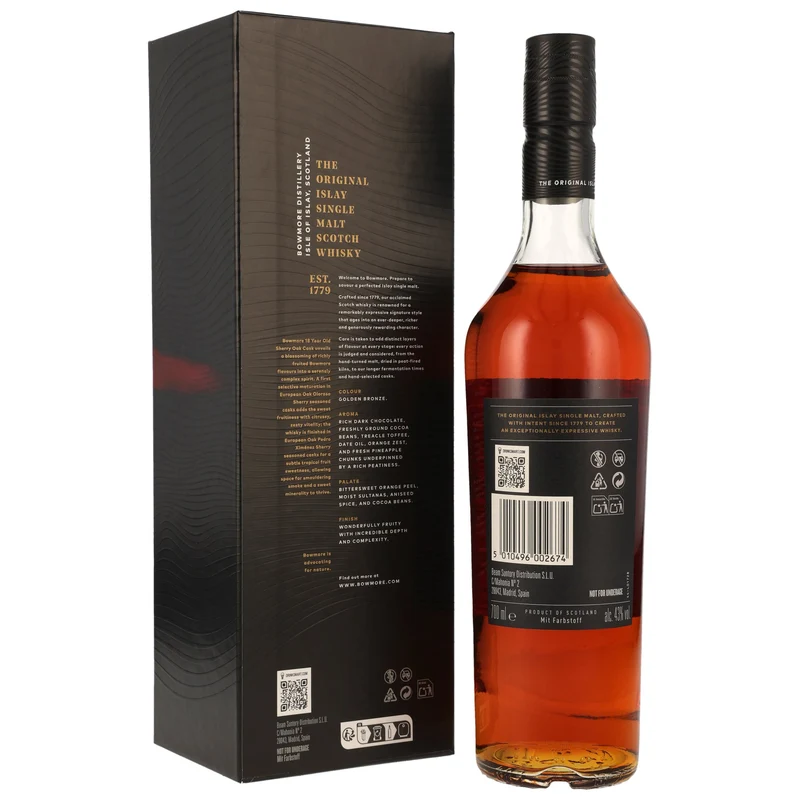 BOWMORE - 18 Jahre Sherry Cask - 43% Vol.