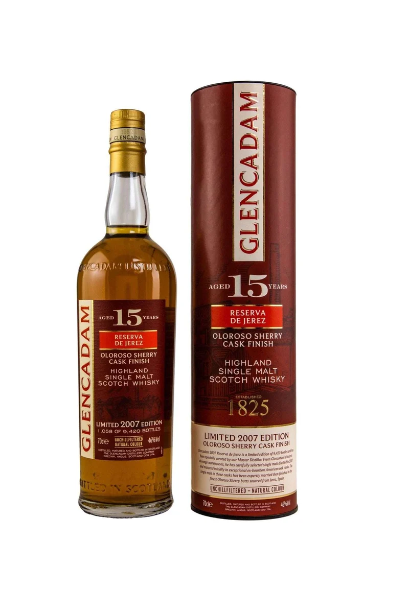 Glencadam 15 Jahre Reserva de Jerez Oloroso Cask 46% vol. 700ml