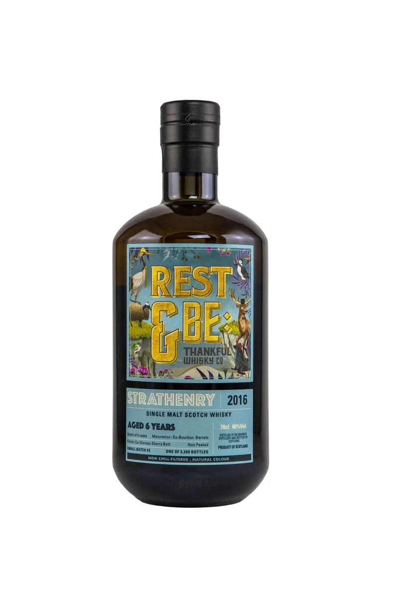 Strathenry 2016/2023 (InchDairnie) Rest & Be Thankful RBTW 46% vol. 700ml