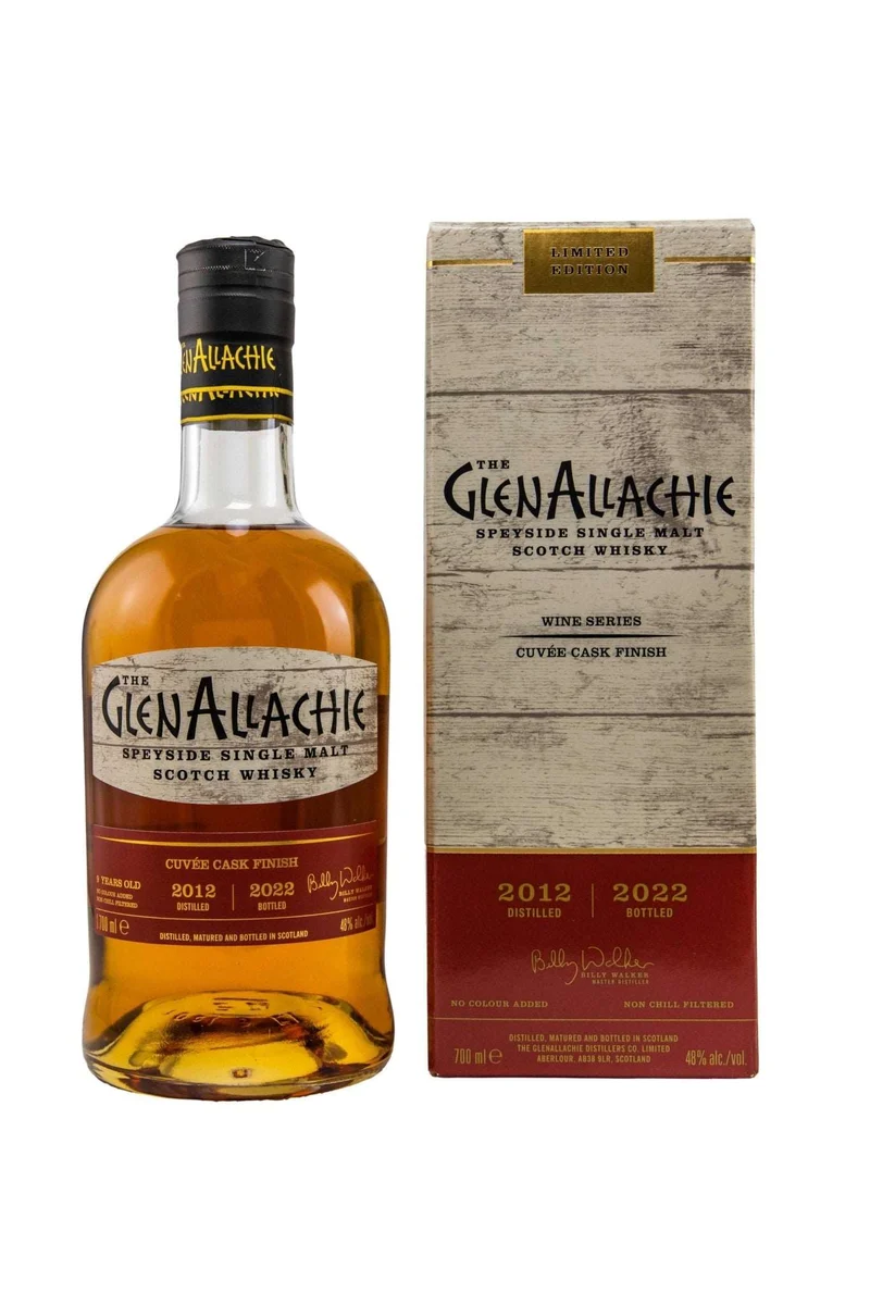 GlenAllachie 2012/2022 9 Jahre Wine Cask Cuvee 48% vol. 700ml