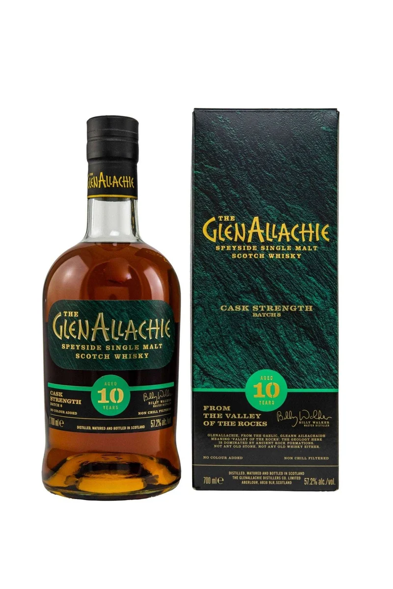GlenAllachie 10 Jahre Cask Strength Batch 8 57,2% vol. 700ml