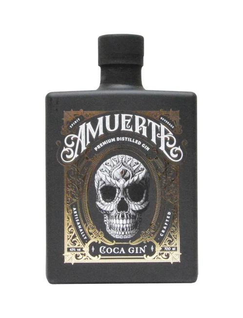 Amuerte BLACK Coca Leaf Gin 0,7l