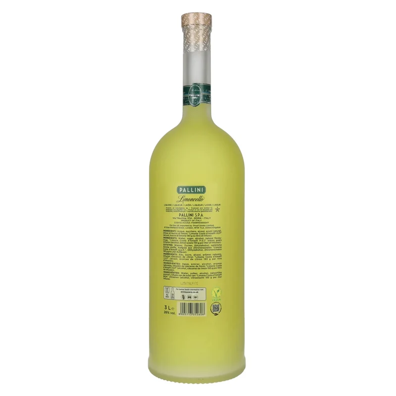 Pallini Limoncello Liqueur 26% Vol. 3l
