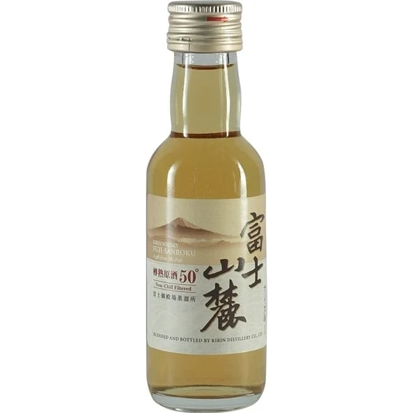Kirin Fuji Sanroku 50° nicht kälte gefiltert neue Abfüllung Miniatur 50ml