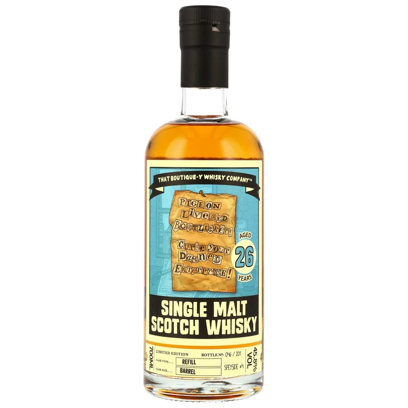 Speyside Single Malt Whisky - 26 Jahre (That Boutique-Y Whisky Company) - 45,8% Vol.