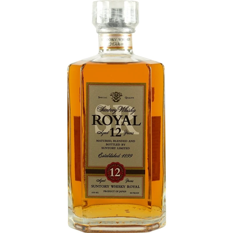 Suntory Royal 12 Years Square Bottle white Label 660ml