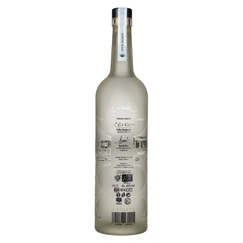 Padre Azul PADRECITO Premium Tequila Blanco 100% Agave 40% Vol. 0,7l